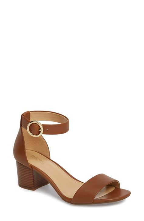 michael michael kors lena block heel sandal women|MICHAEL Michael Kors Lena Block Heel Dress Sandals .